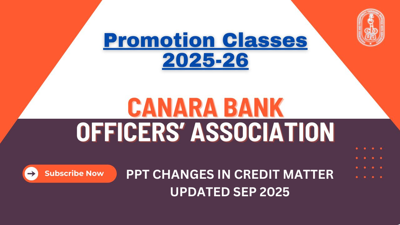 PPT CHANGES IN CREDIT MATTER UPDATED SEP 2025